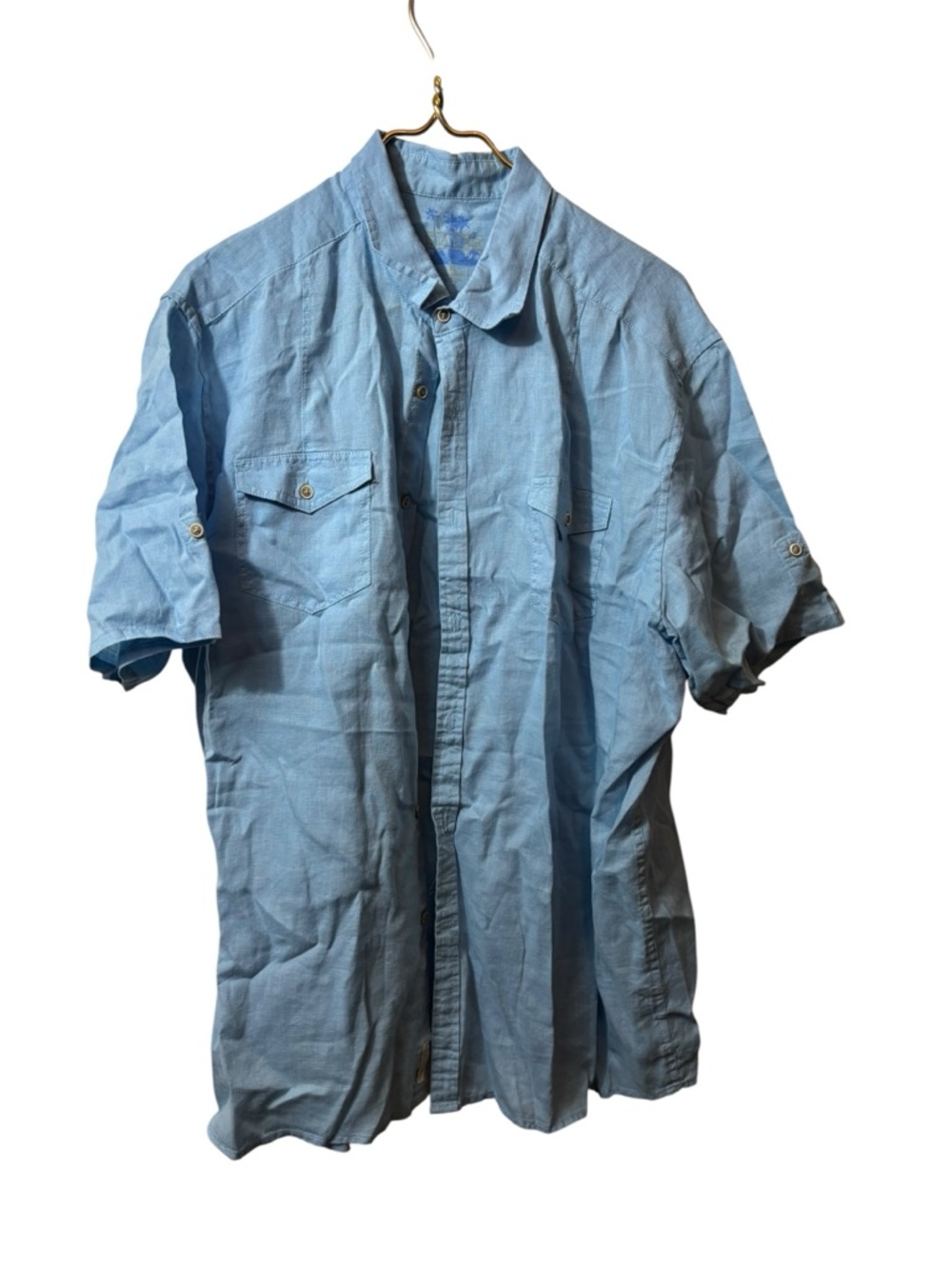 Islander | XL linen button up shirt